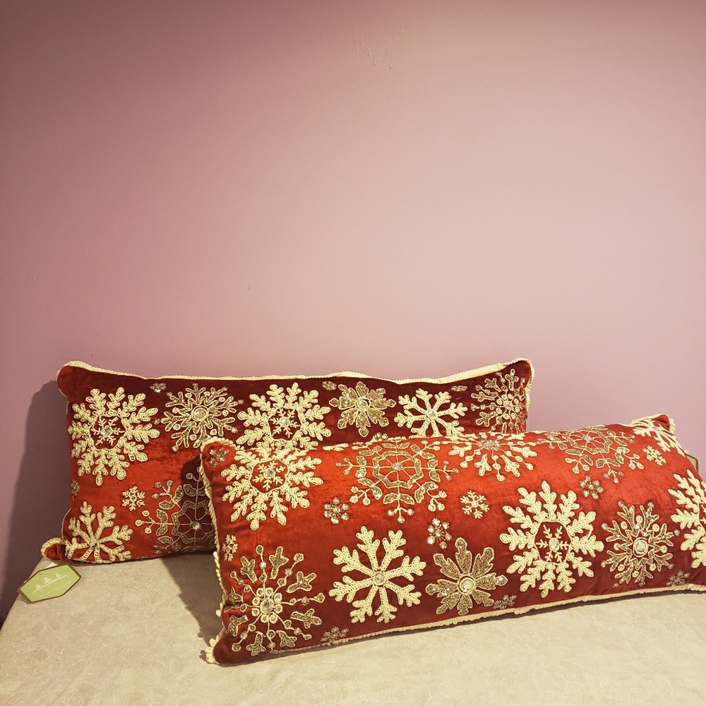 decorative long pillows